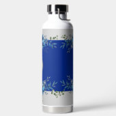 Silver Stream : Bouteille d'eau thermique bleue co (Droite)