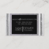Silver Stripe Visitekaartje (Achterkant)