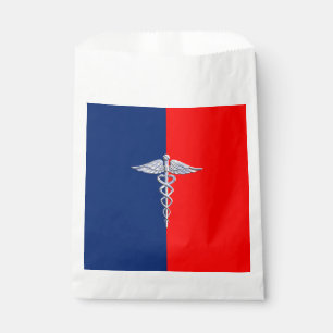 Silver Style Caduceus Medical Symbol League Bedankzakje