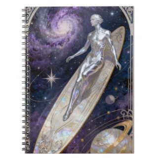 Silver Surfer Art Nouveau Notitieboek