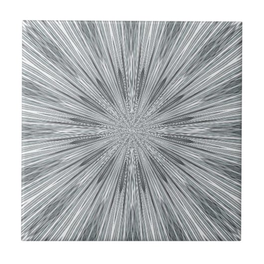Silver Swirl Tegeltje (Voorkant)