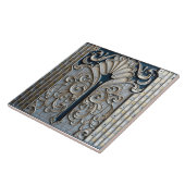 Silver Swirls Gate Tegeltje (Zijkant)