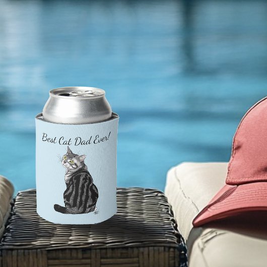 Silver Tabby Vaderdag Blikjeskoeler