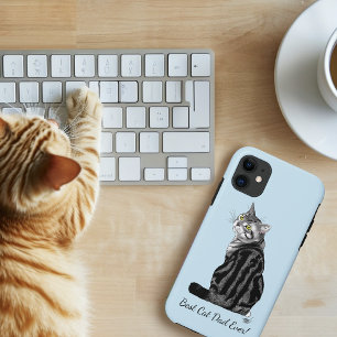 Silver Tabby Vaderdag iPhone 11 Hoesje