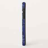 Silver Taurus Zodiac Sign Navy Blue Digital Camo Case-Mate iPhone Case (Achterkant/links)