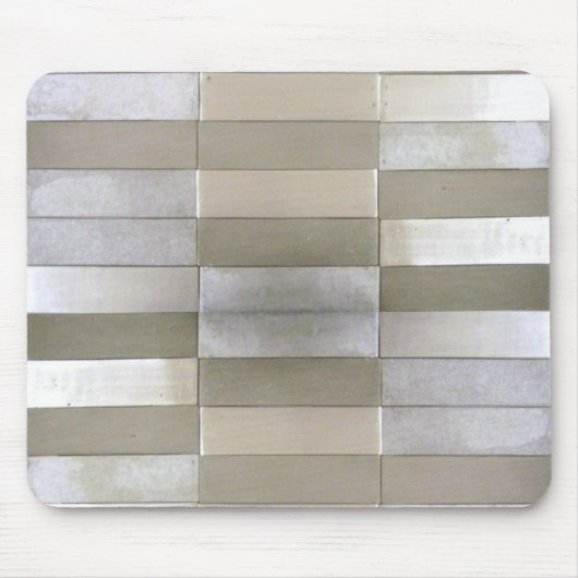 Silver Tiled Mousepad Muismat (Voorkant)