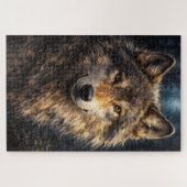 Silver Timber | Wolf Wildlife Art | Puzzle (Horizontal)