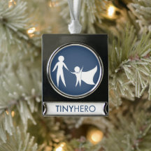 Silver Tiny Hero Ornament