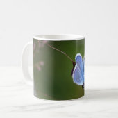 Silver-tip blauw koffiemok (Voorkant links)