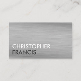 Silver titanium visitekaartjes