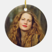 Silver Tone Class of 2023 Star Photo Afstuderen Keramisch Ornament (Achterkant)