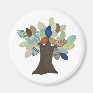 Silver Tree Magnet Magneet