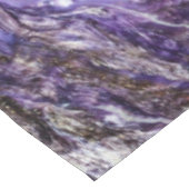 Silver Tree of Life Yggdrasil op Amethyst Geode Tafelkleed (Gekanteld)