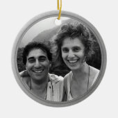 Silver Trim Photo Ornament (Voorkant)