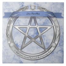 Silver Triple Moon Diamond Star Altar Tegel