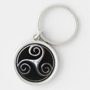 Silver Triskelion Sleutelhanger
