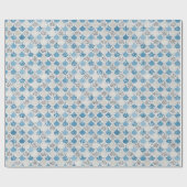 Silver Turquoise Pearl Glitter Mermaid Cadeaupapier (Vlak)