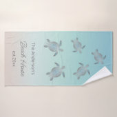 Silver Turtles Beach Style Badhanddoek (Badhanddoek)