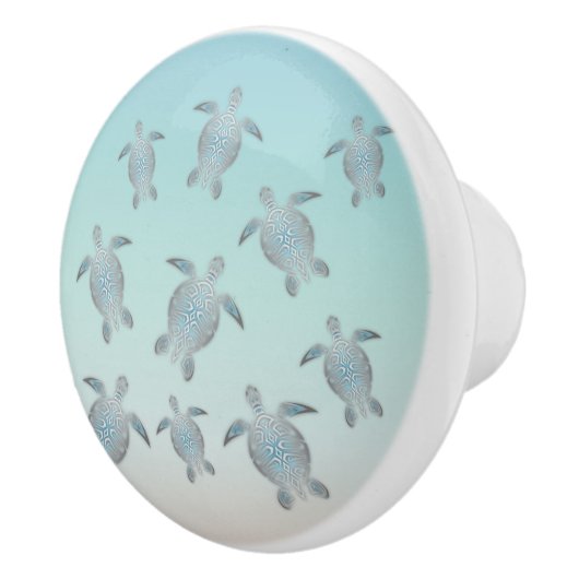 Silver Turtles Beach Style Keramische Knop (Rechts)