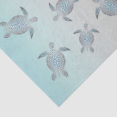 Silver Turtles Beach Style Tissuepapier (Detail)