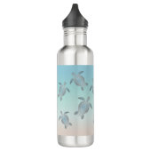 Silver Turtles Beach Style Turquoise Coastal Waterfles (Links)