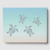 Silver Turtles Turquoise Coastal Beach House Gastenboek (Achterkant)