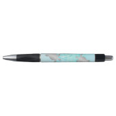 Silver Turtles Turquoise Ink Maritime Pen (Voorkant)