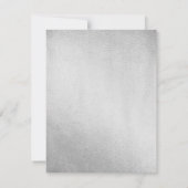 Silver Tuxedo Mens 90e anniversaire Invitation de  (Dos)