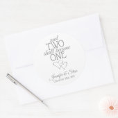Silver Two Devient Un Stickers Mariage (Enveloppe)