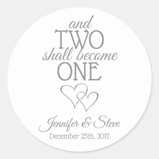 Silver Two wordt een weddenschap Ronde Sticker (Voorkant)