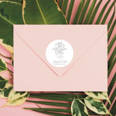 Silver Two wordt een weddenschap Ronde Sticker