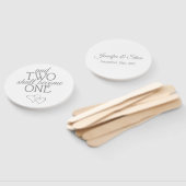 Silver Two wordt één weduwenreeks ventilatoren Handwaaier (Niet-gemonteerd)