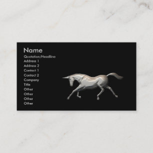 Silver Unicorn Visitekaartje