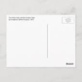 Silver Veil en Golden Gate van Childe Hassam Briefkaart (Achterkant)