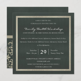 SILVER VELVET BLACK DAMASK CLASSIC WORKSHOP EVAL KAART