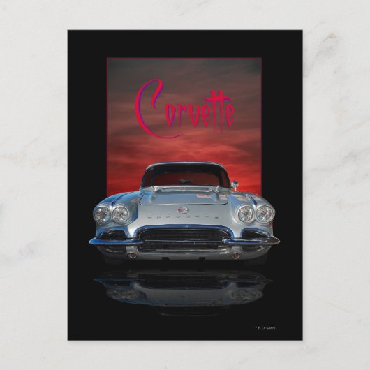 Silver vette briefkaart (Voorkant)