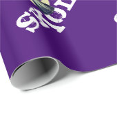 Silver Viking Helmet Skol Wrapping Paper Cadeaupapier (Rol Hoek)