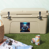 Silver Viper Snake Tongue Flicking Sticker (Koeler)