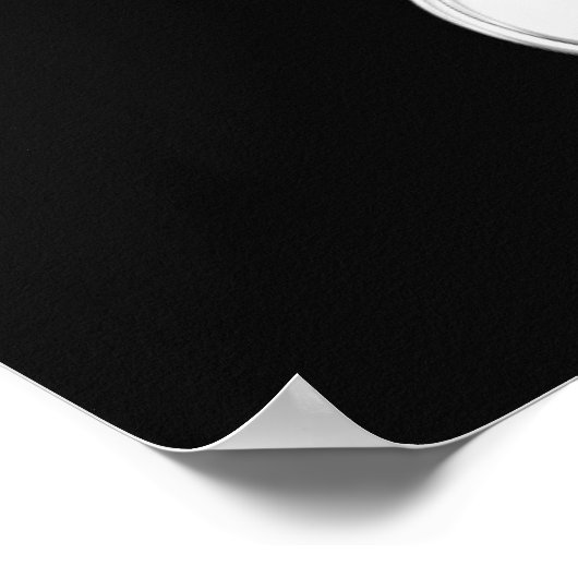 Silver-vraagteken Poster (Hoek)