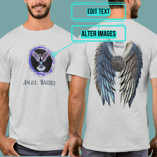 Silver Warrier Angel Wings T-shirt