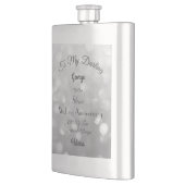 Silver Wedding Jubileum Classic Flask Flacon (Links)