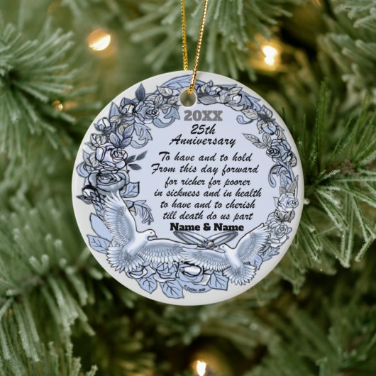 Silver Wedding Jubileum ornament (Boom)