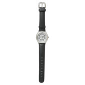 Silver Wedding Jubileum Watch Horloge (Vlak)