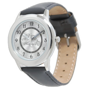 Silver Wedding Jubileum Watch Horloge