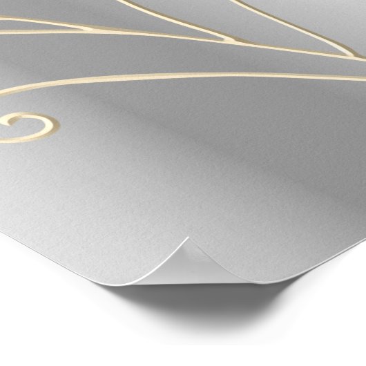 Silver Wedding Welcome Poster (Hoek)