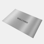 SILVER WELCOME DEURMAT (Schuin)