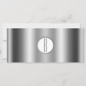 Silver White Shiny Glam Monogram Cadeaubon (Voorkant)