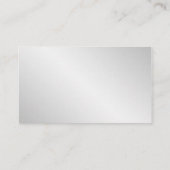 Silver White Snowflake Hiver Mariage Place Cartes (Dos)