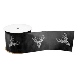 Silver White Tail Deal on Carbon Fibre Style Print Lint