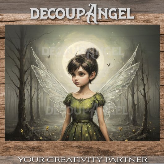 Silver Wings - Tinkerbell verkent het magische bos Tissuepapier